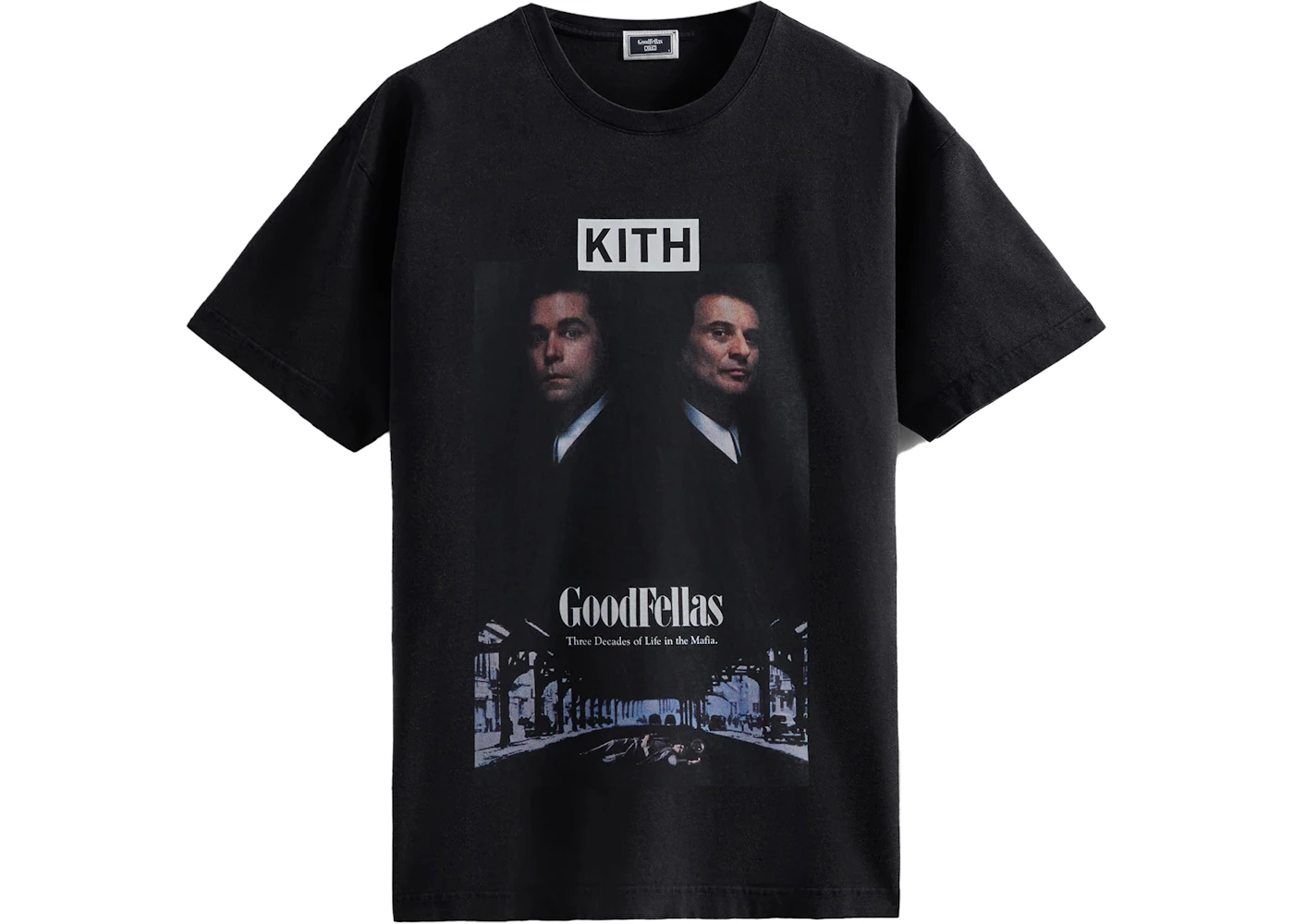 Kith Goodfellas Vintage Tee Black Men's SS22 US - Main Image