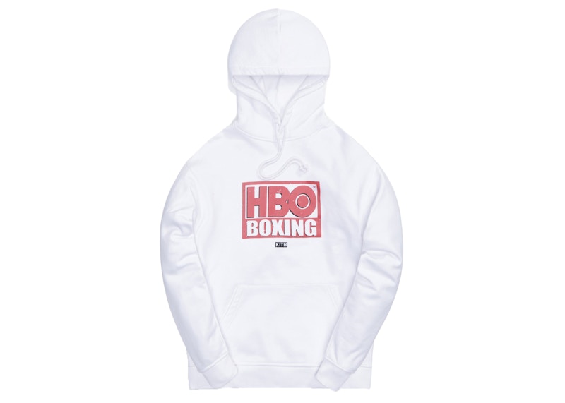 Kith HBO Boxing Vintage Hoodie White Men's - SS21 - US