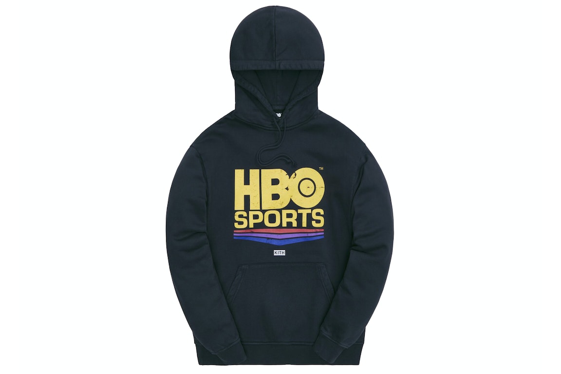 Pre-owned Kith Hbo Sports Vintage Hoodie Black
