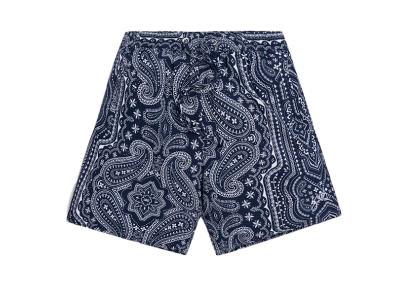 Kith Hardaway Silk Cotton Short Navy/Multi