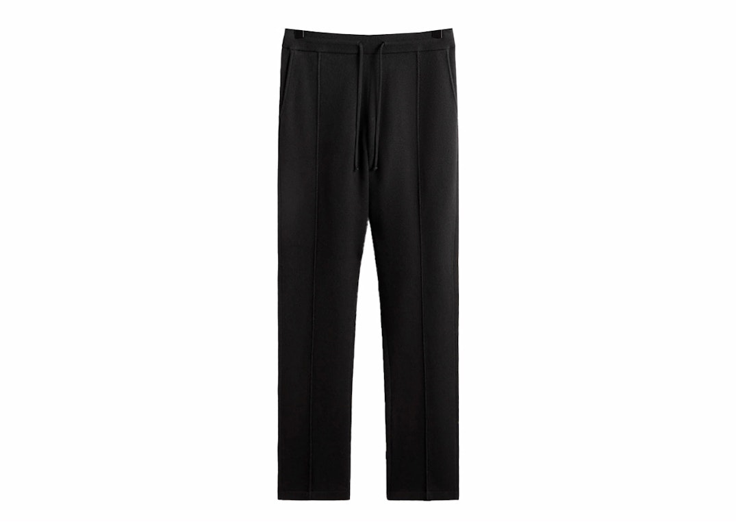 Pre-owned Kith Heavy Knit Elwood Pant Black