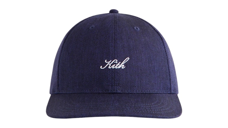 帽子 Kith Herringbone Snap Aaron Classic Cap Kith Herringbone Snap Aaron Classic Cap Nocturnal Men's