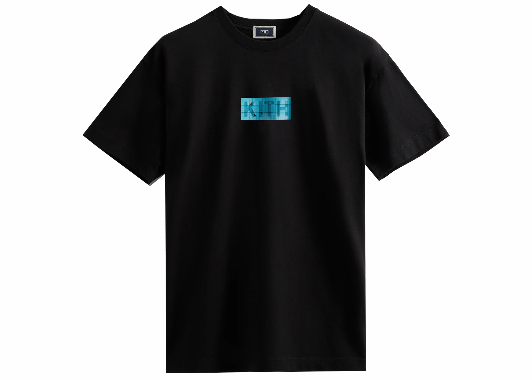 Kith High Rise Classic Logo Tee Black Men's - SS22 - US