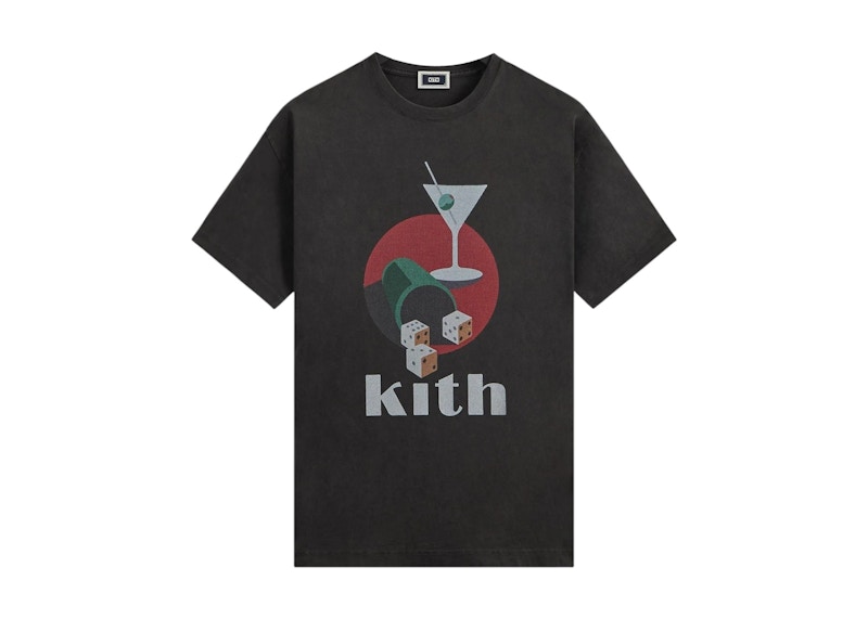 Kith High Roller Vintage Tee Black Men's - SS25 - US