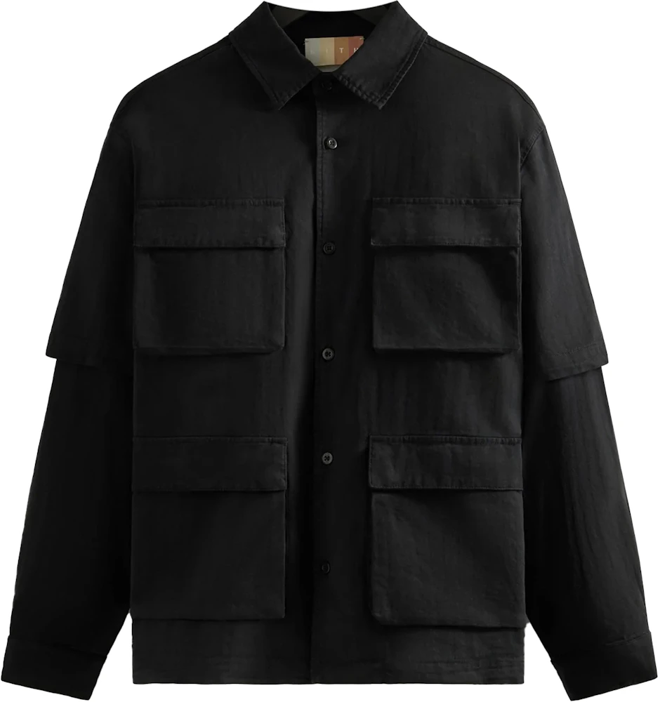 Kith Hyatt Double Sleeve Shirt Black Men's - FW22 - US