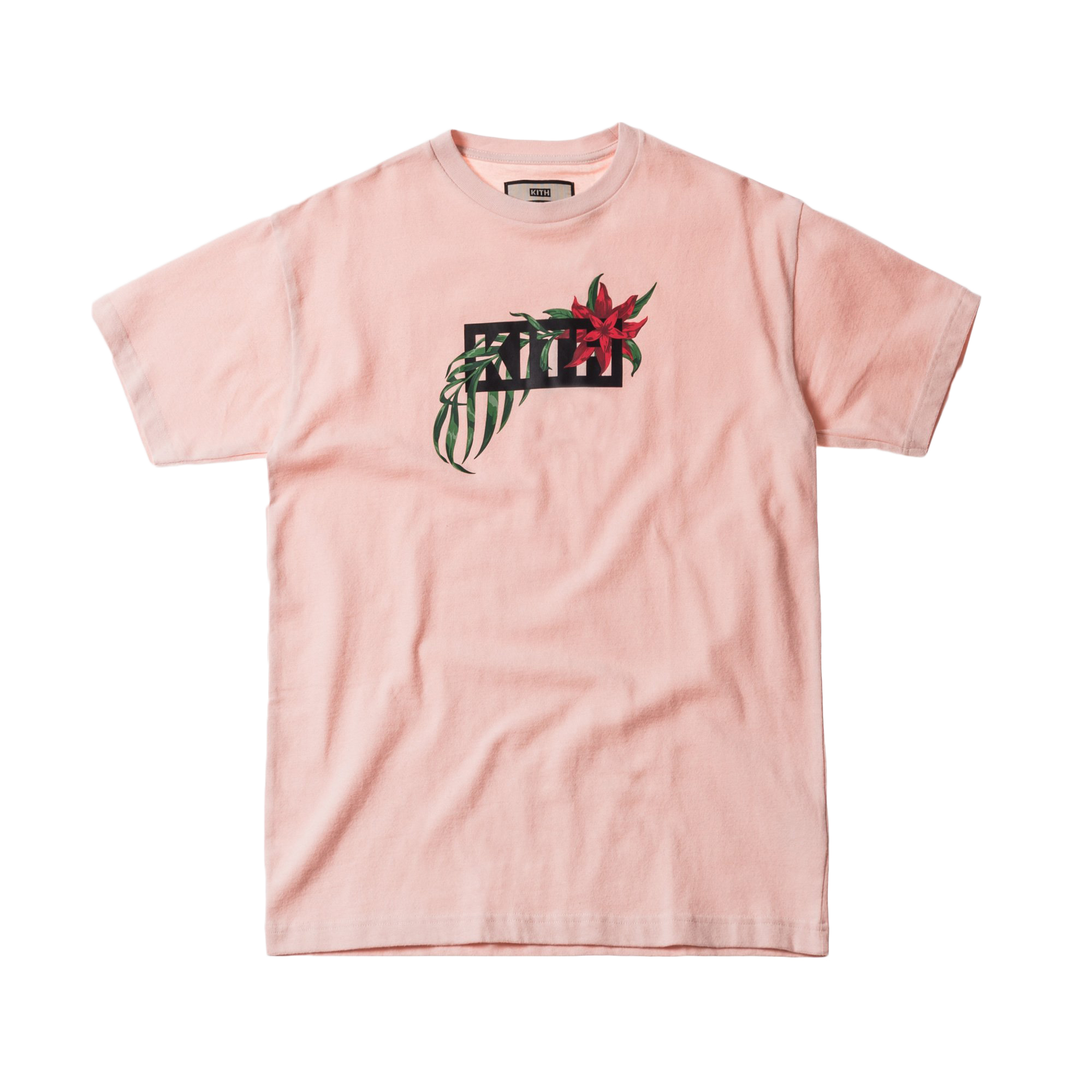 Kith In Bloom Classic Logo Tee Pink Men's - SS18 - US