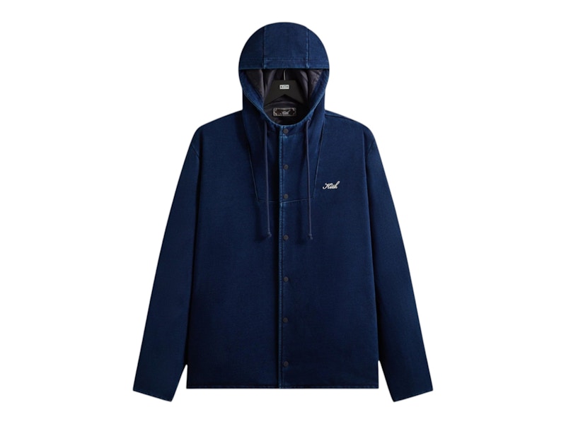 Kith Indigo Loopback Terry Dorian Jacket Dark Indigo