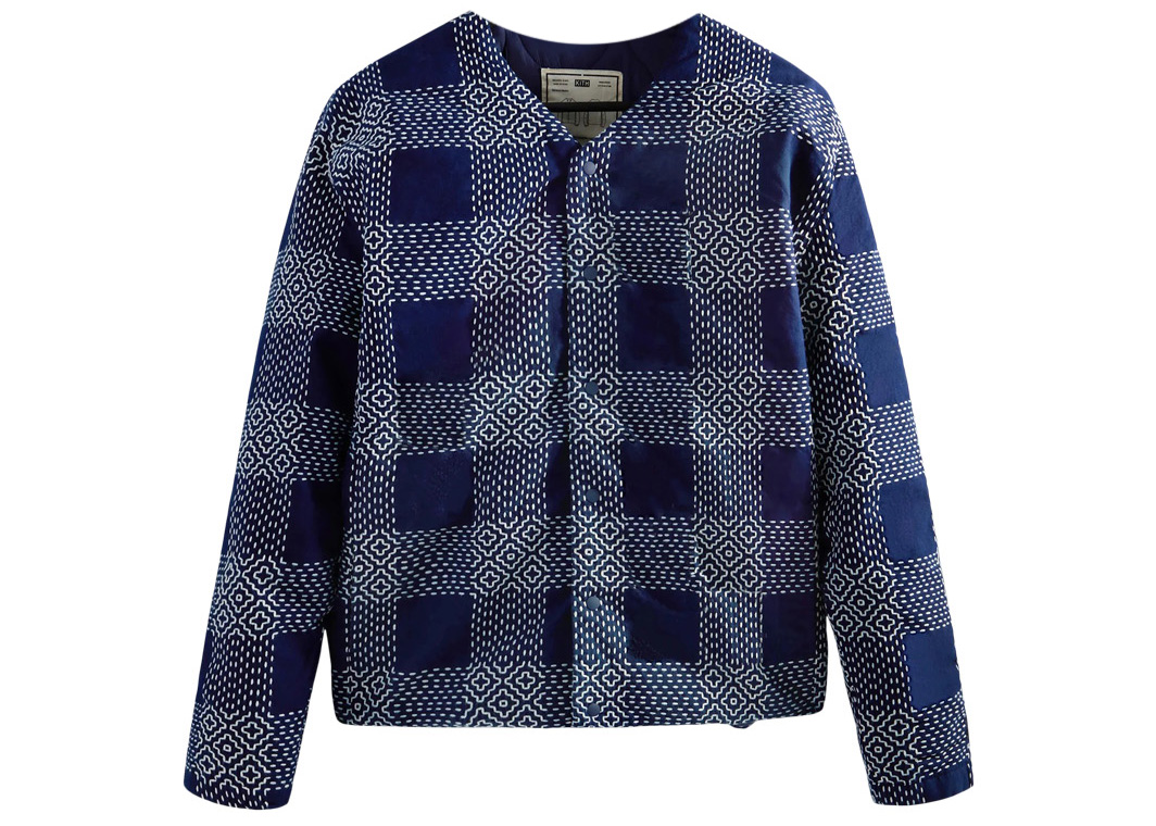 Kith Indigo Winfield Quilted Liner Nocturnal Men's - FW22 - US