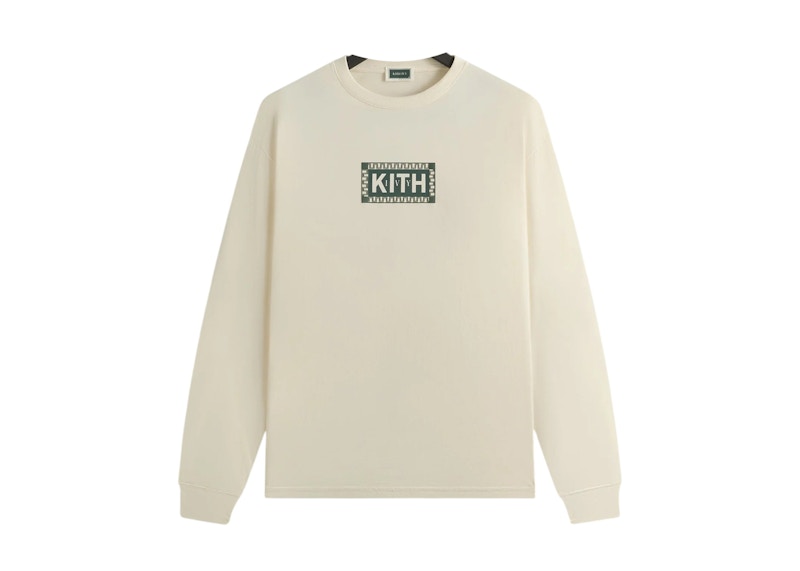 トップス Kith Classic Logo Long Sleeve Tee Kith Ivy Classic Logo Long Sleeve Tee - Sandrift - PH