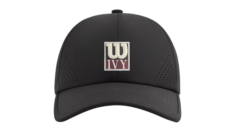Pre-owned Kith Men's  Ivy Wilson Laser Cut Perforated Cap In Black