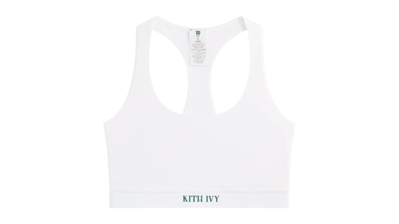 Kith Ivy Wilson Women's Doubles Racerback Bra White