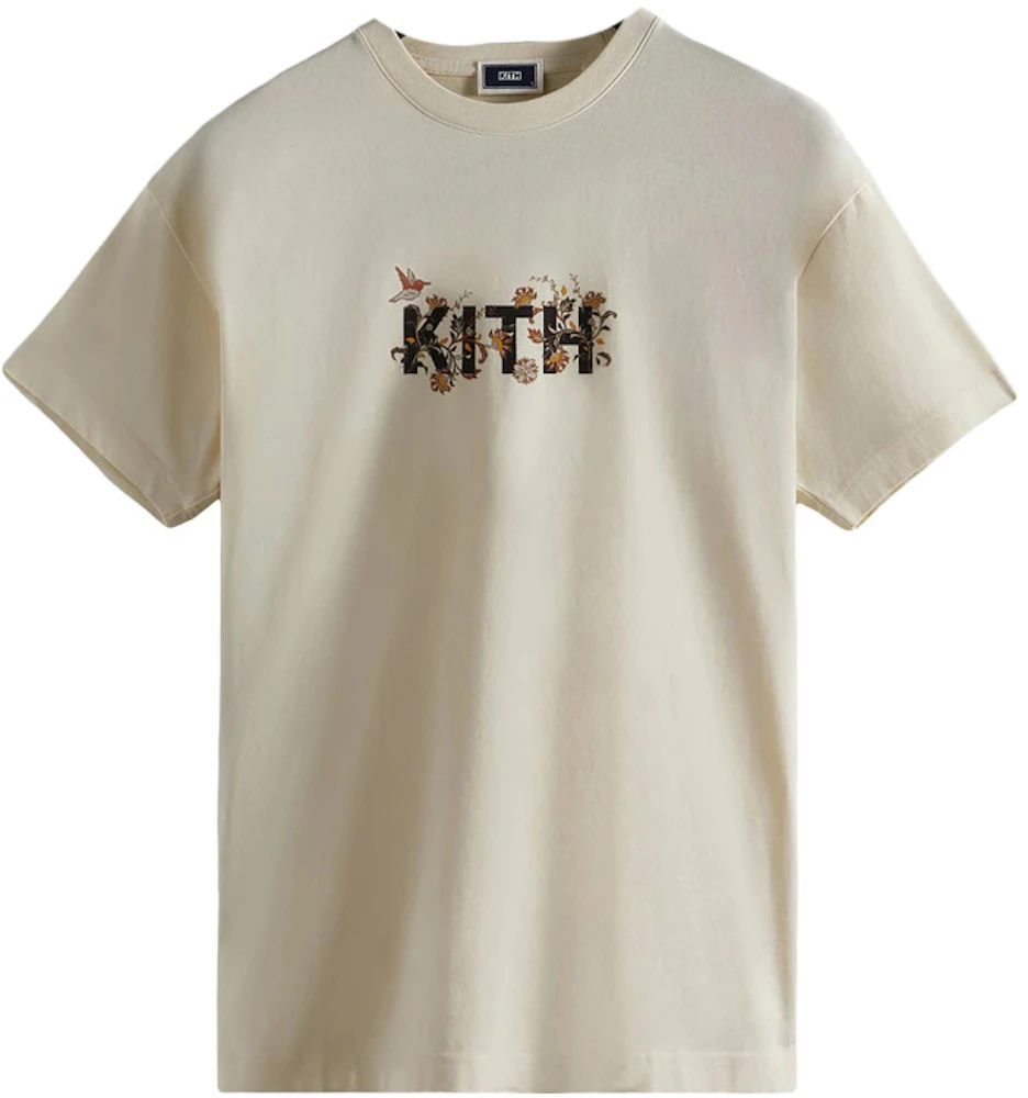 Kith Jacobean Logo Vintage Tee Sandrift Men's - SS22 - US