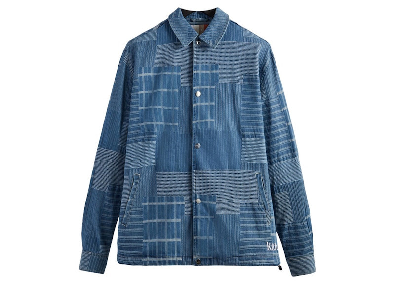 Kith Japanese Indigo Jacquard Coaches Jacket Indigo Men's - SS22 - US