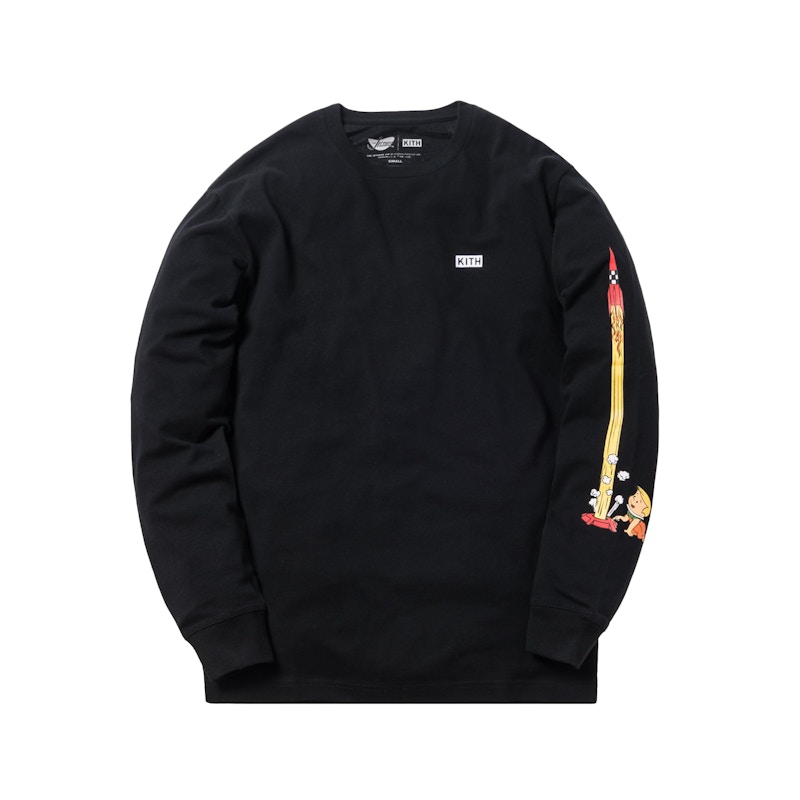Kith Jetsons Rockets L/S Tee Nero