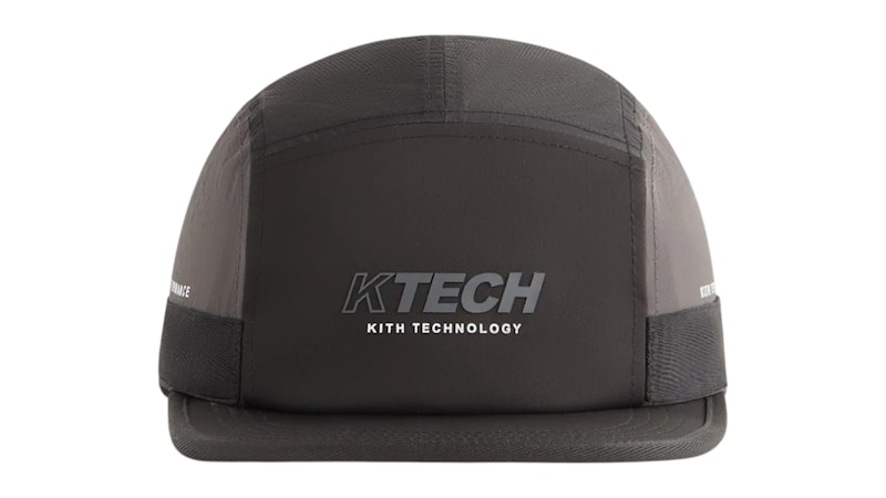 Pre-owned Kith Men's Ktech Ripstop Collapsible Griffey Camper Cap In Black