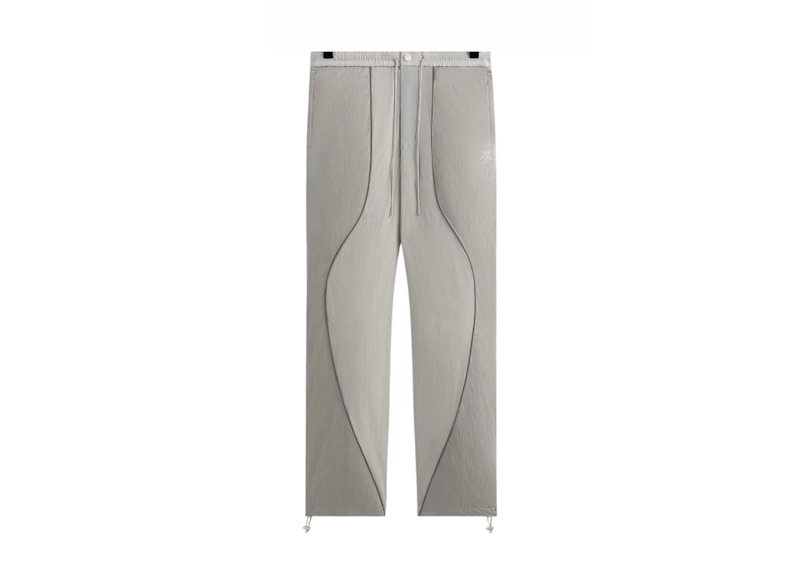 Pre-owned Kith Men's Ktech Seamed Nylon Bolt Pant In Podium In Gray