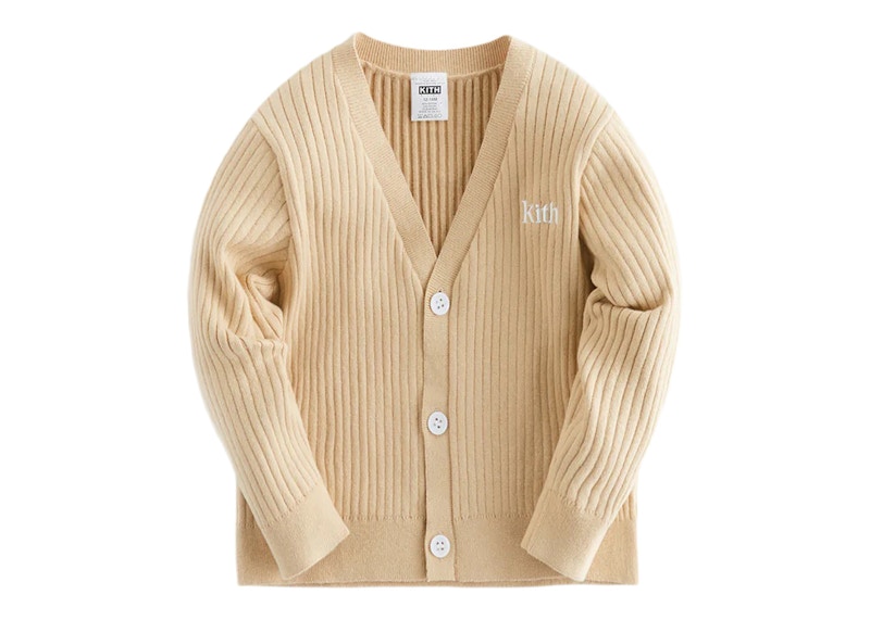 Kith Kids Baby Knit Rib Cardigan Birch