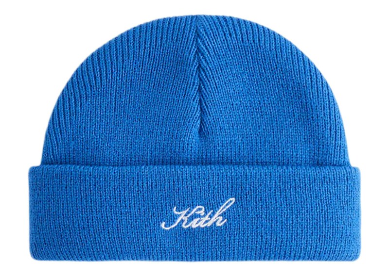 Kith Kids Baby Script Beanie Bering Sea - FW22 - JP