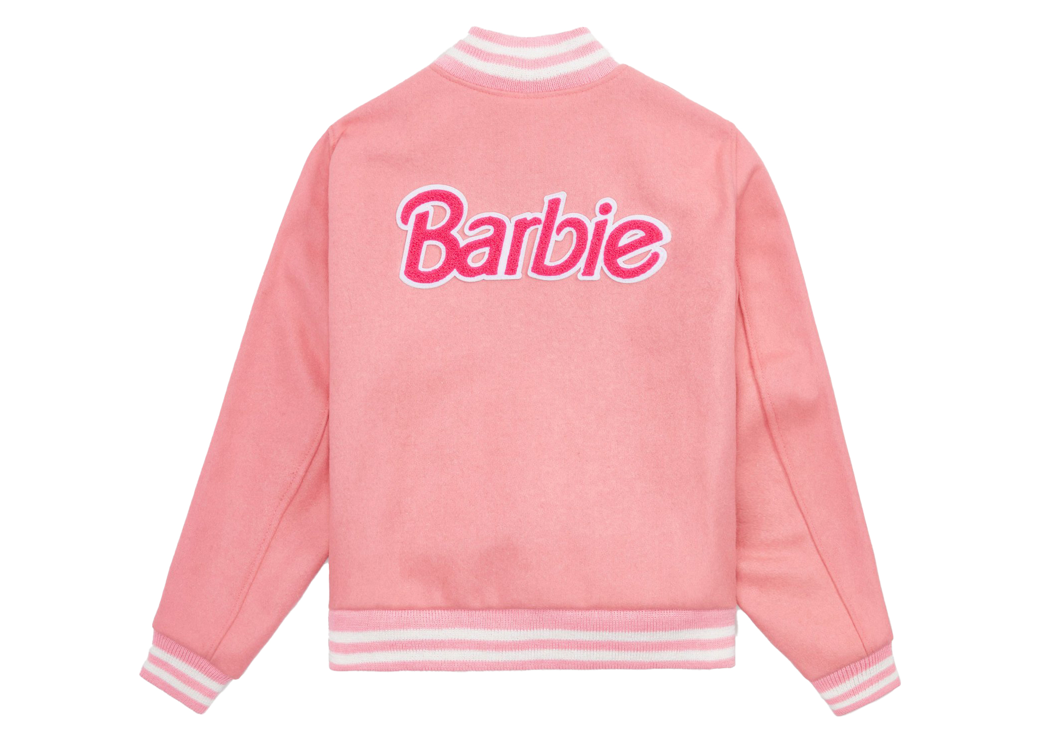 Kith Kids & Barbie for Golden Bear Varsity Jacket Pink Kids