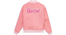 Kith Kids & Barbie for Golden Bear Varsity Jacket Pink