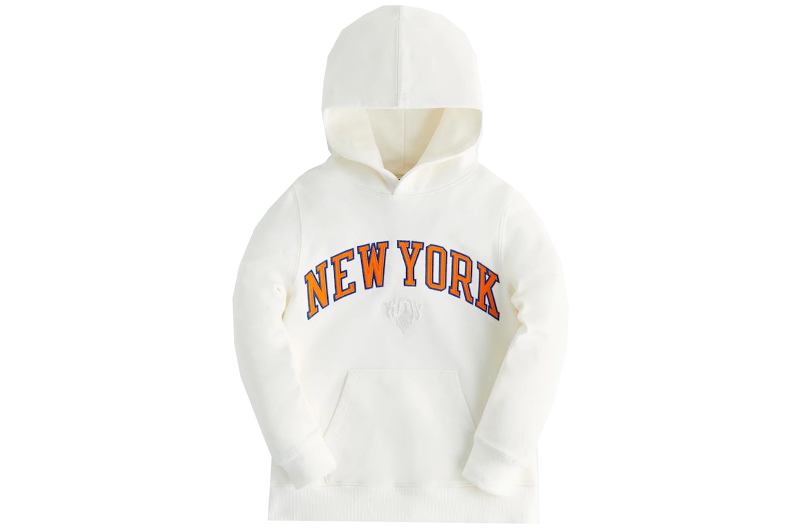 Pre-owned Kith Kids New York Knicks City Never Sleeps Hoodie Sandrift