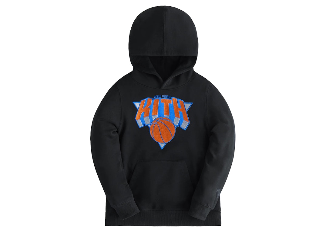 Pre-owned Kith Kids New York Knicks Hoodie Black