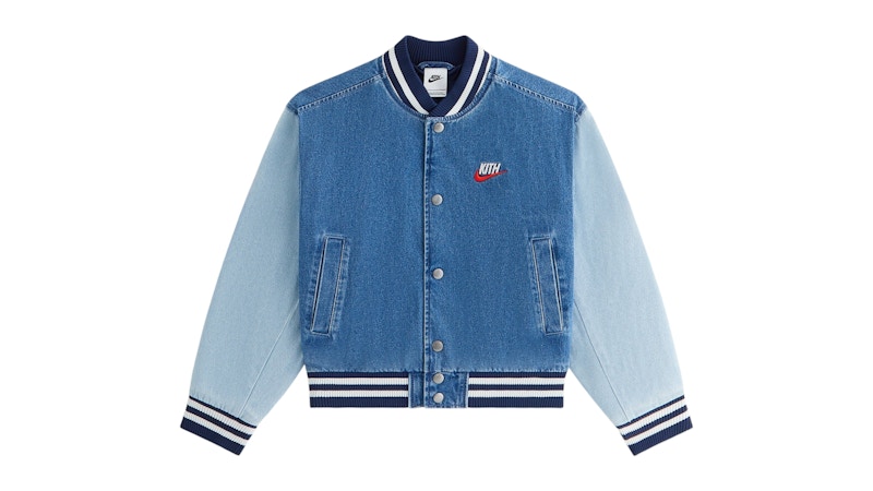 Kith Kids x Nike Denim Varsity Jacket Mystic Navy メンズ - SS26 - JP