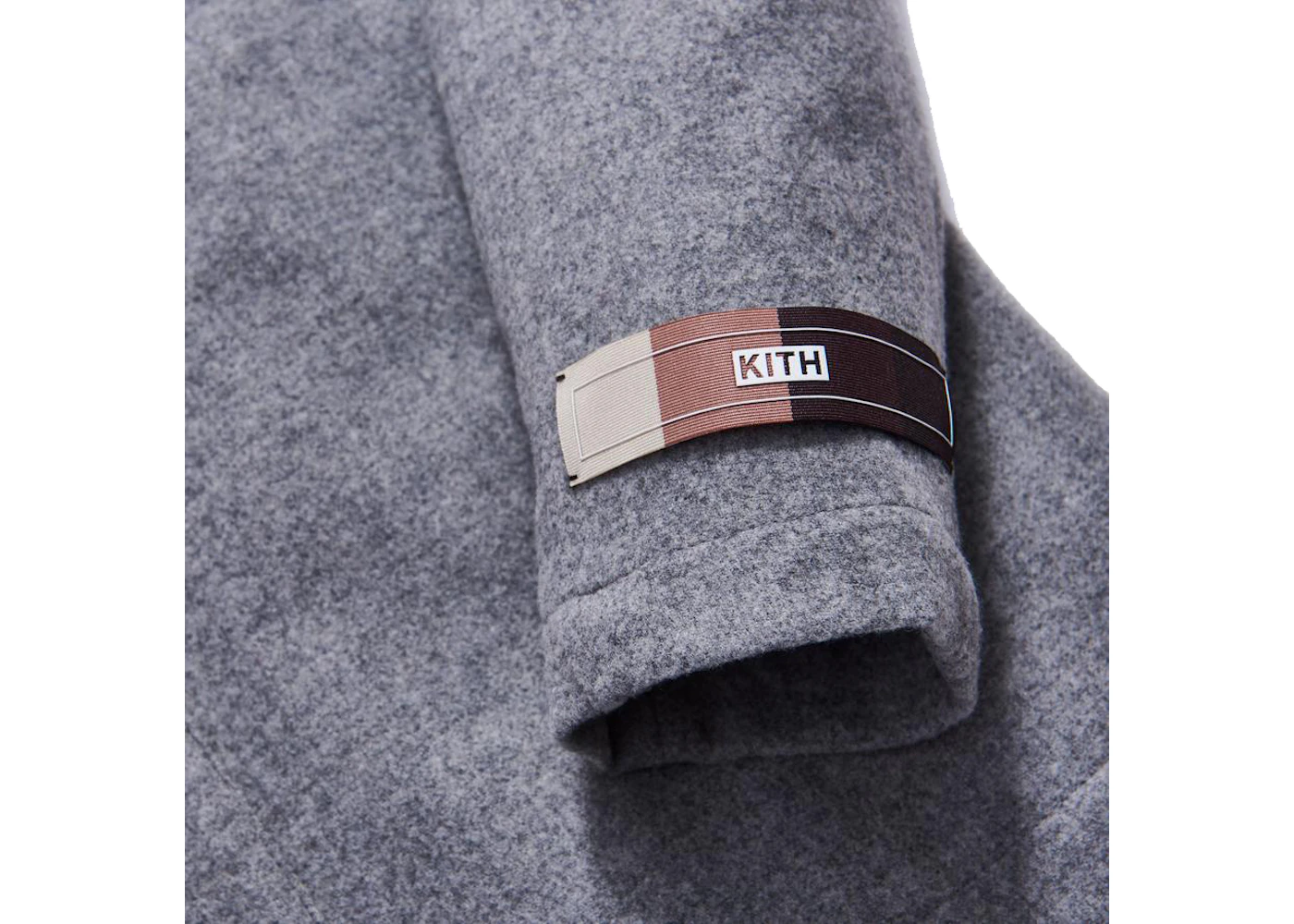 Kith Kimono Blazer Jacket Light Heather Grey Men's - FW19 - US