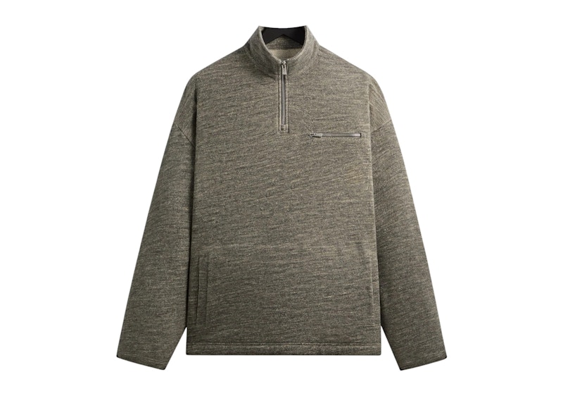 Kith & Kin Gene Quarter Zip Pullover Medium Heather Grey