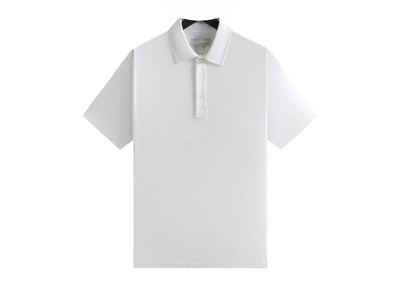 Kith Kin Pima Jersey Short Sleeve Heathrow Polo White
