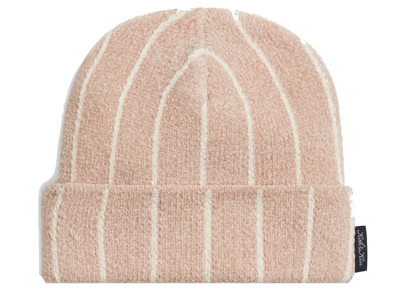 Kith Kin Pinstripe Chenille Beanie Oatmeal