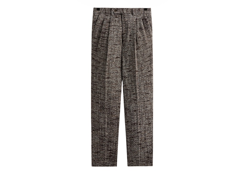 Kith & Kin Tweed Kylan Pleated Trouser Theory