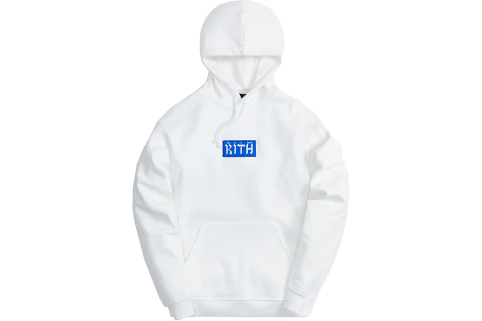Kith Hebrew Script Hoodie White Men's - FW21 - US