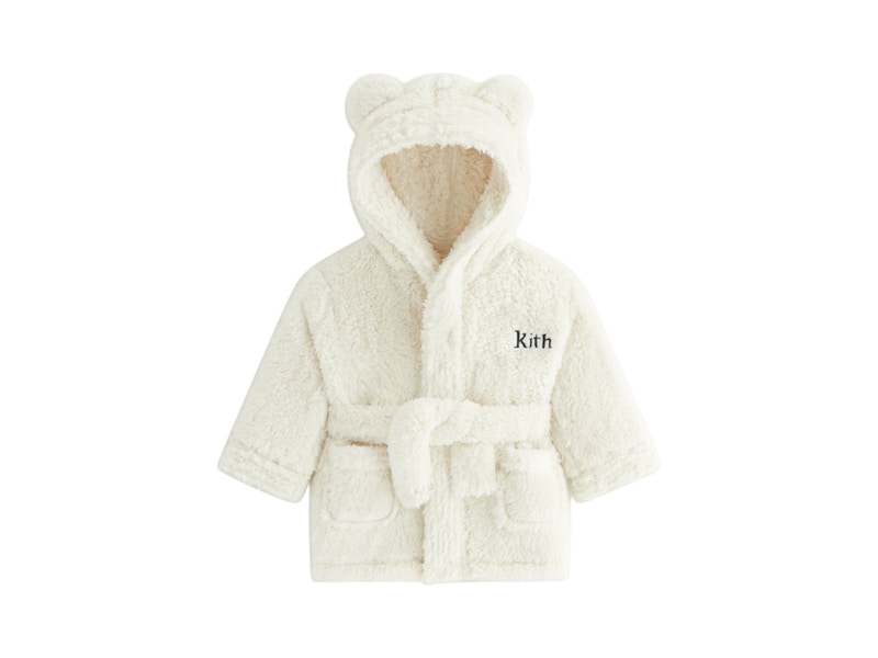 Kith Kithmas Baby Teddy & Friends Hooded Robe Silk