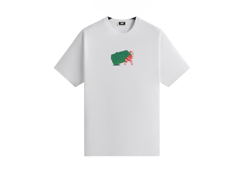 ☆ KITH Comic Santa tee グラフィックTシャツ ☆ Kith Kithmas Comic Santa Tee White メンズ - FW24 - JP