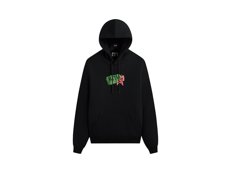 Pre-owned Kith Men's Mas Comic Santa Williams Iii Hoodie In Black