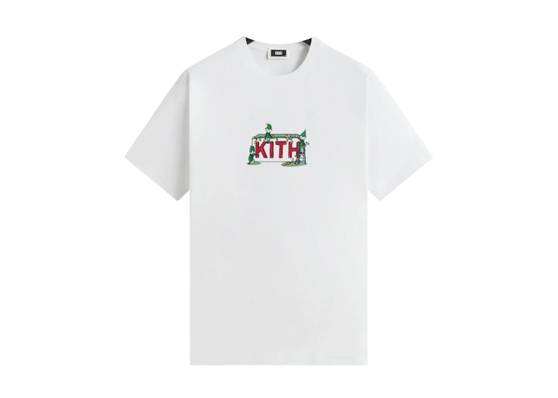 Maglietta Kith Kithmas Elf Factory bianca