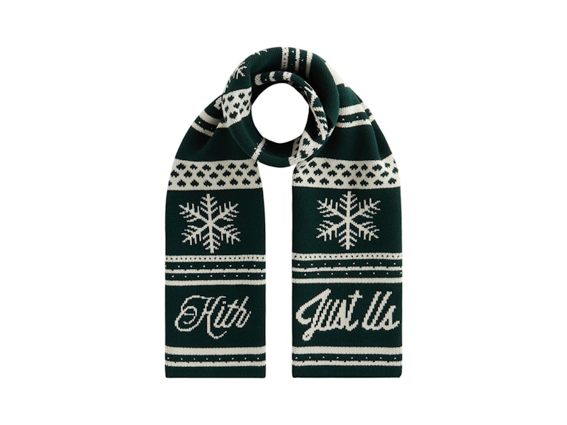 Pre-owned Kith Mas Fairisle Scarf In Stadium