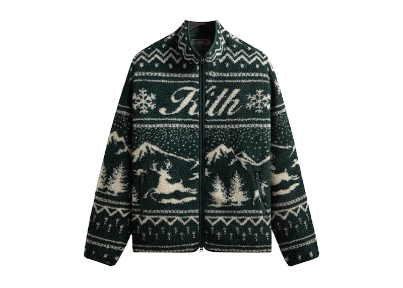 Kith Kithmas Harper Sherpa Jacket Stadium