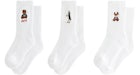 Kith Kithmas enfant 3 Pack Crew Socks Blanc