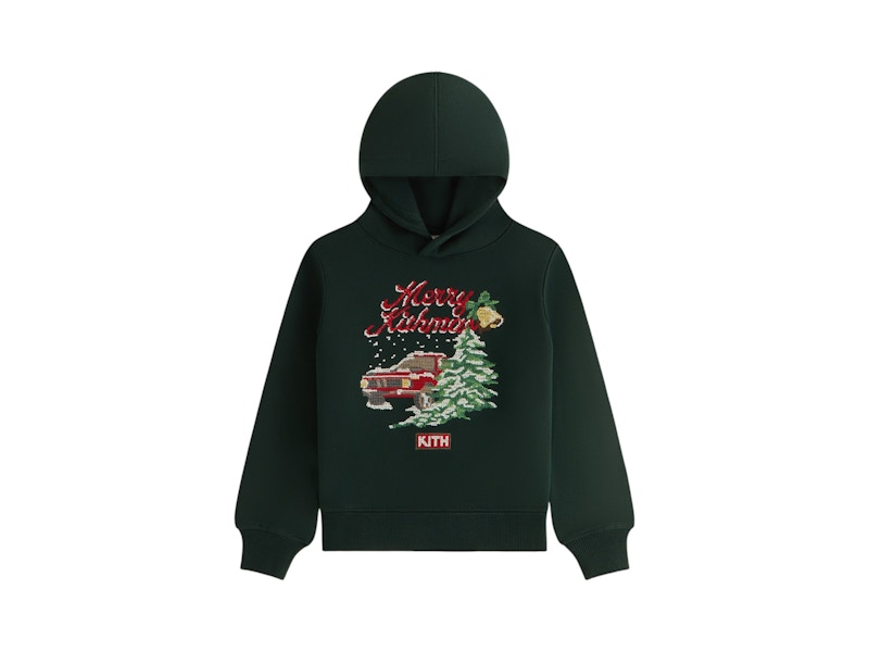 Pre-owned Kith Mas Kids Needlepoint Williams Hoodie In Stadium