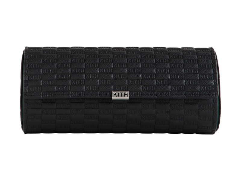 Pre-owned Kith Mas Monogram 3 Watch Roll In Black