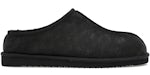 Kith Kithmas Monogram Shearling Slippers Black