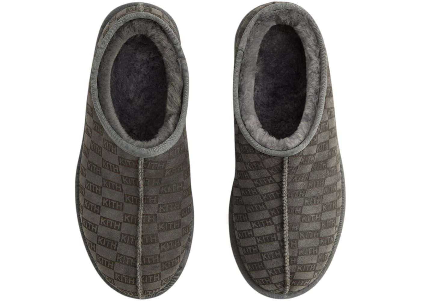 Kith Kithmas Monogram Shearling Slippers Idea FW24 US
