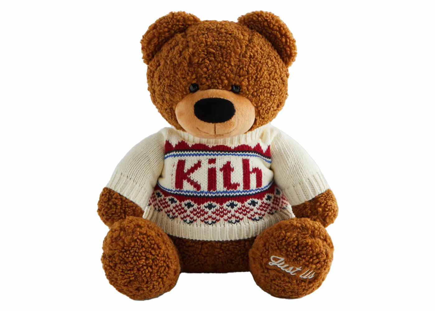 KITH Kithmas Teddy Bear Sandrift 【即完売品】100%ポリエステル