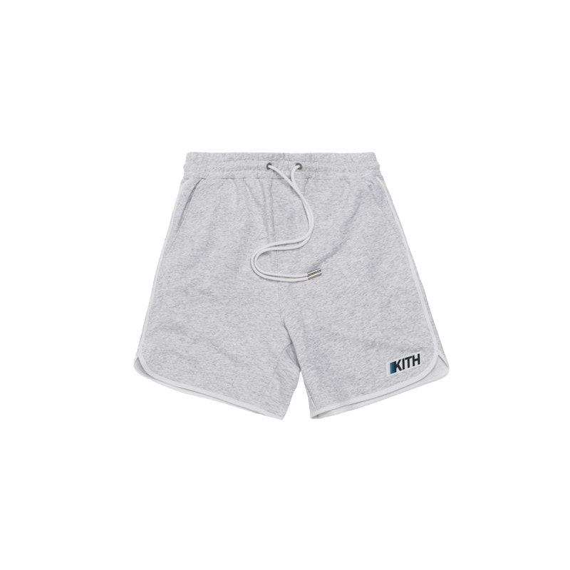 Kith Knit Jordan Sweatshort Light Heather Grey