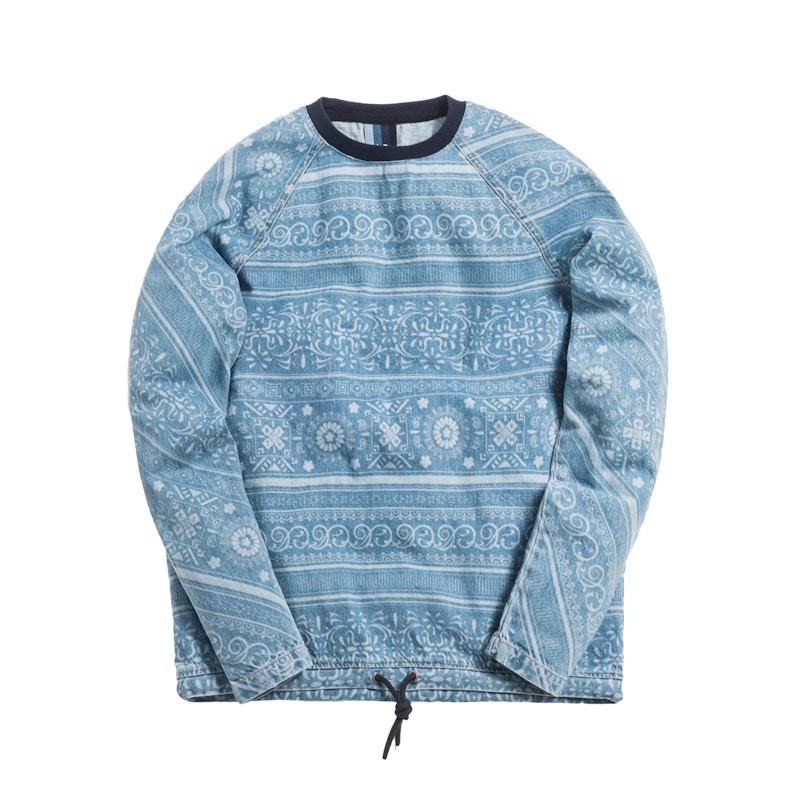 KITH L/S Nylon Ripstop Johnson Crewneck