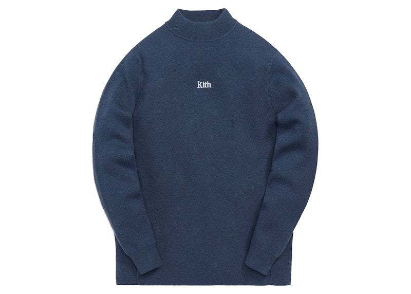 Kith L/S Crinkle Nylon Johnson Crewneck Black Olive Men's - SS19 - US