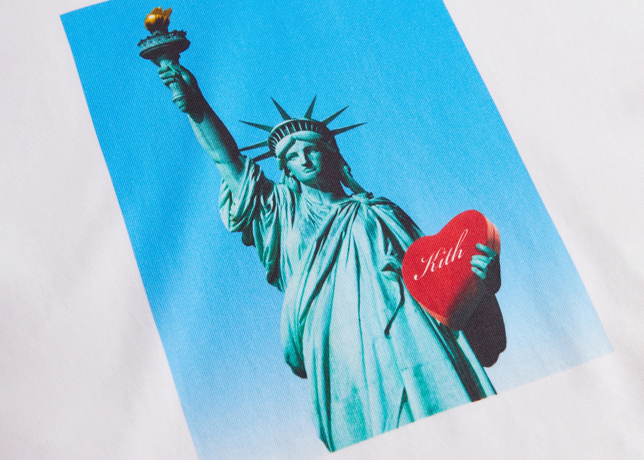 Kith Lady Liberty In Love L/S Tee White メンズ - SS22 - JP