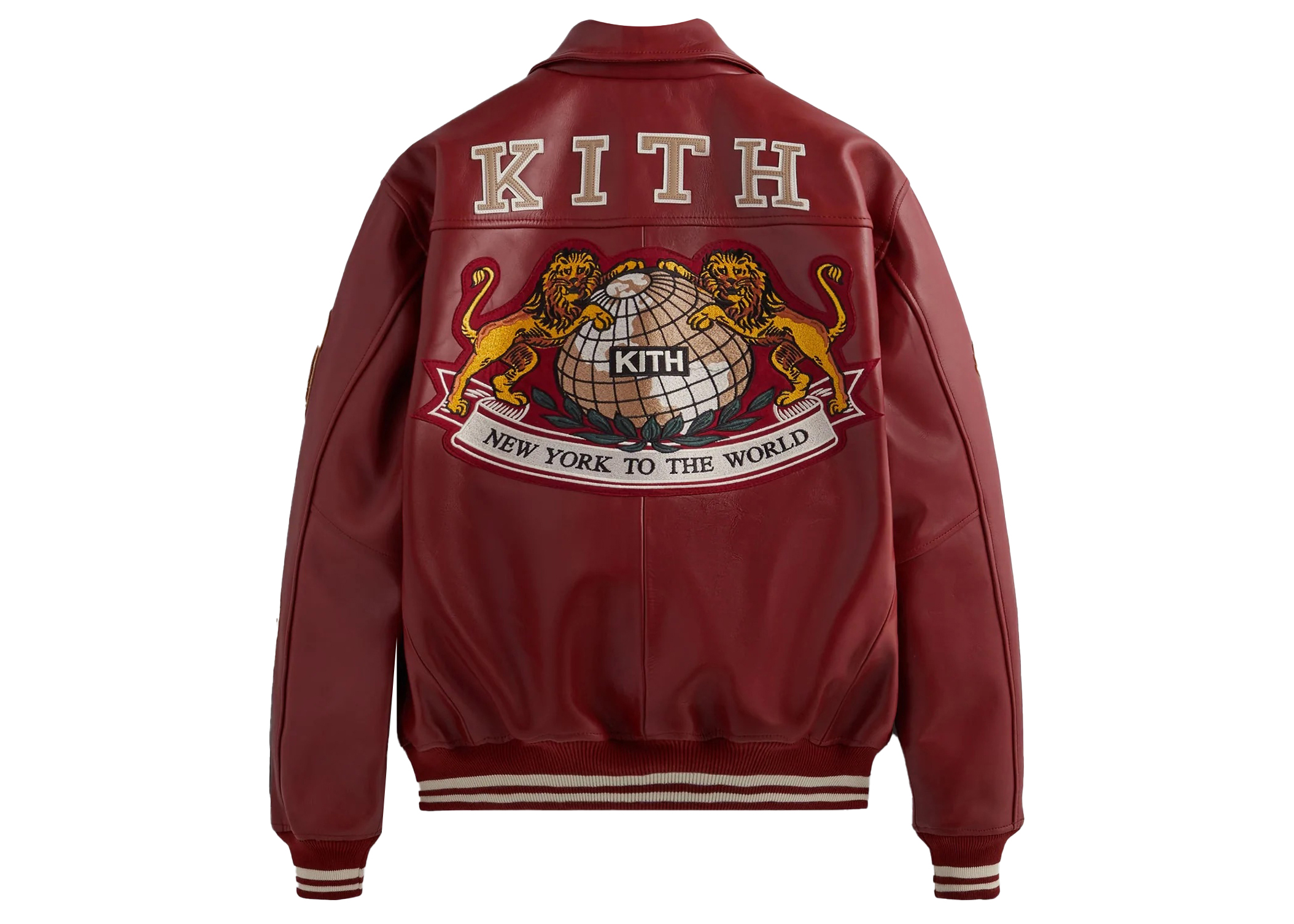 Kith Leather Coaches Jacket Allure Men's - FW22 - US